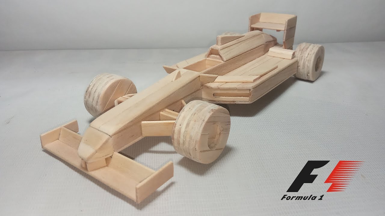 Cara Membuat Formula 1 dari Stik Es Krim | DIY