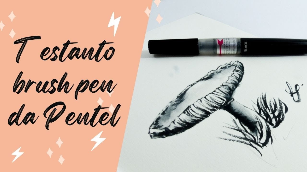 Color Brush Pentel  | Testando a brush pen da Pentel |