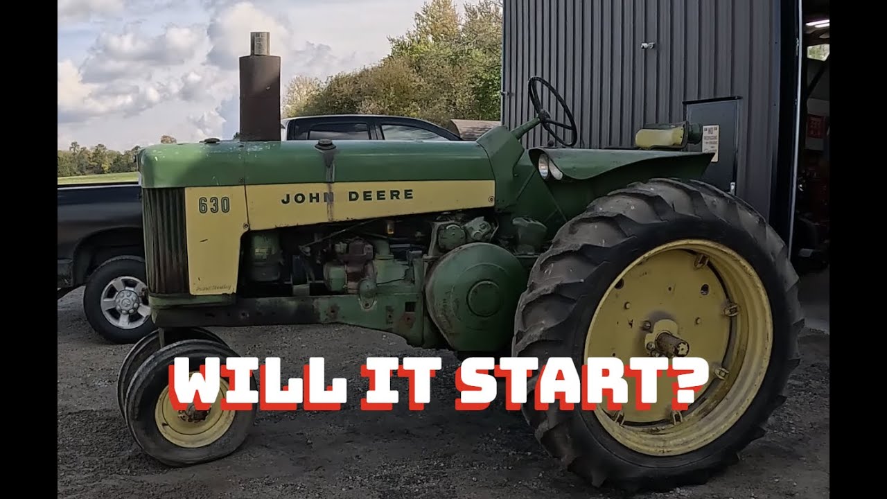 Заведется ли этот забытый трактор John Deere 630?