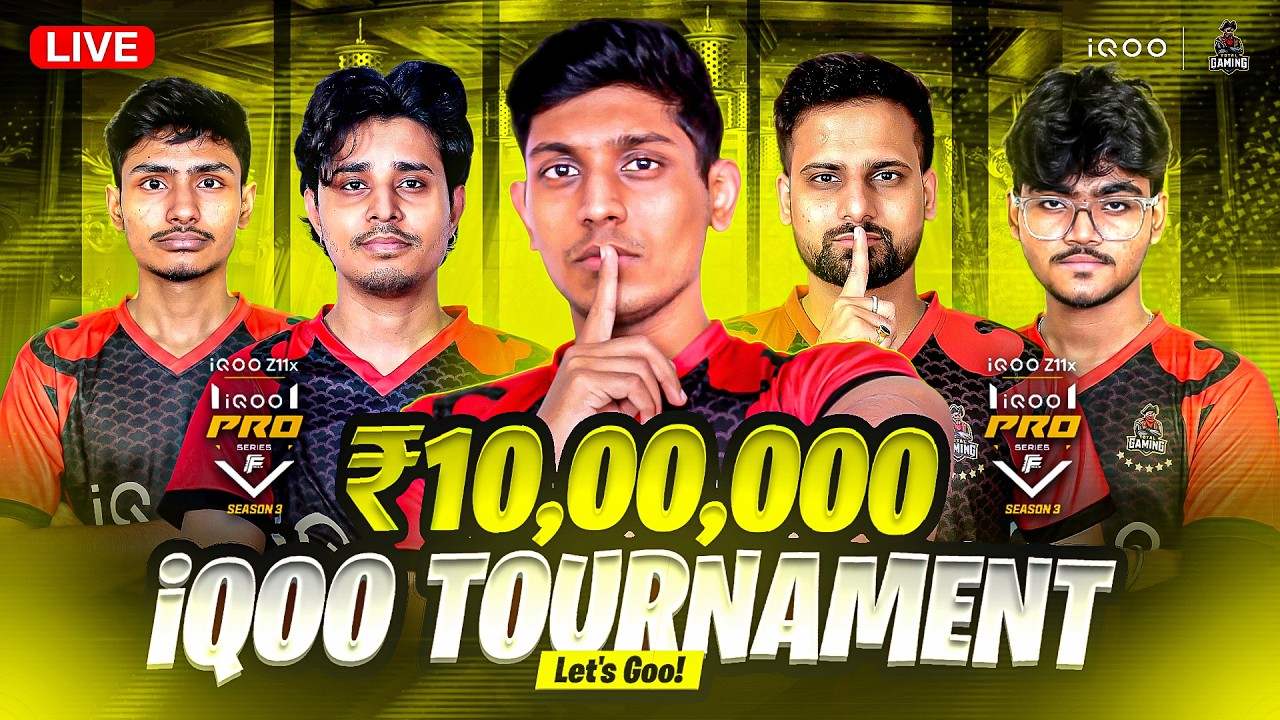 BACK FROM FFMIC SHOOT | iQOO EVENT LIVE ? | FT. iQOO TOTAL GAMING ESPORTS