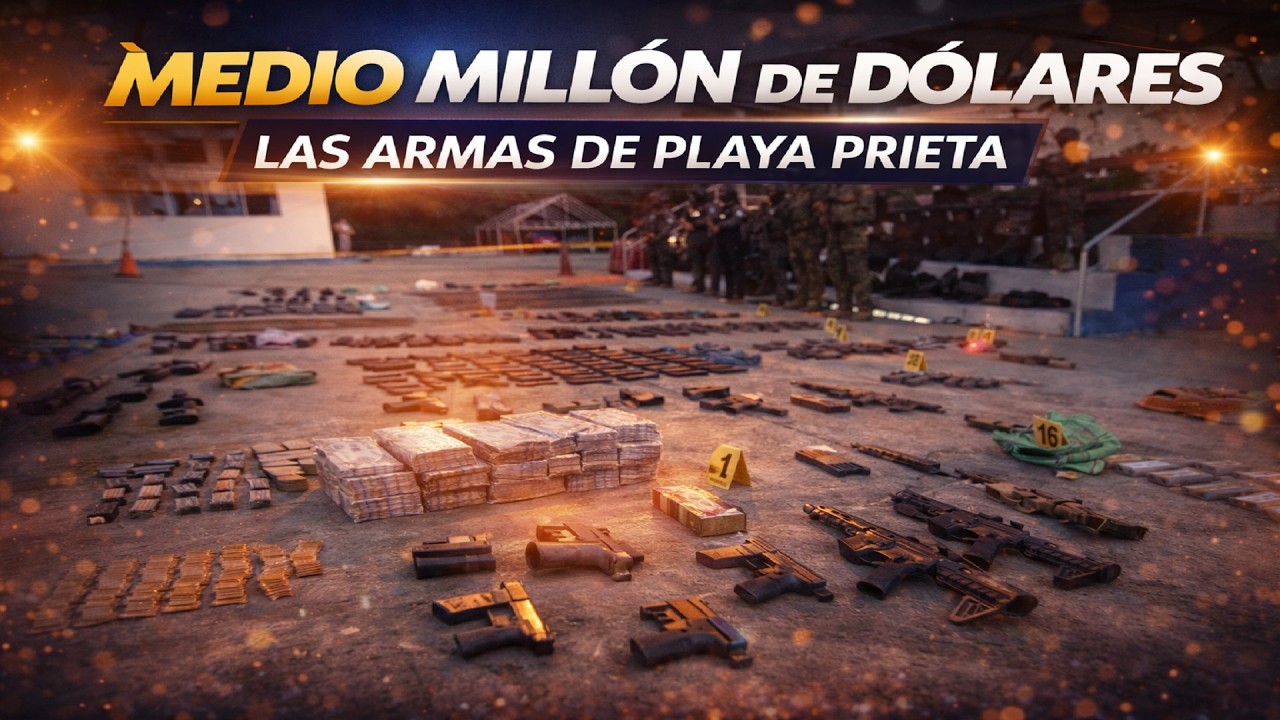 Medio millón lo encontrado en Playa Prieta