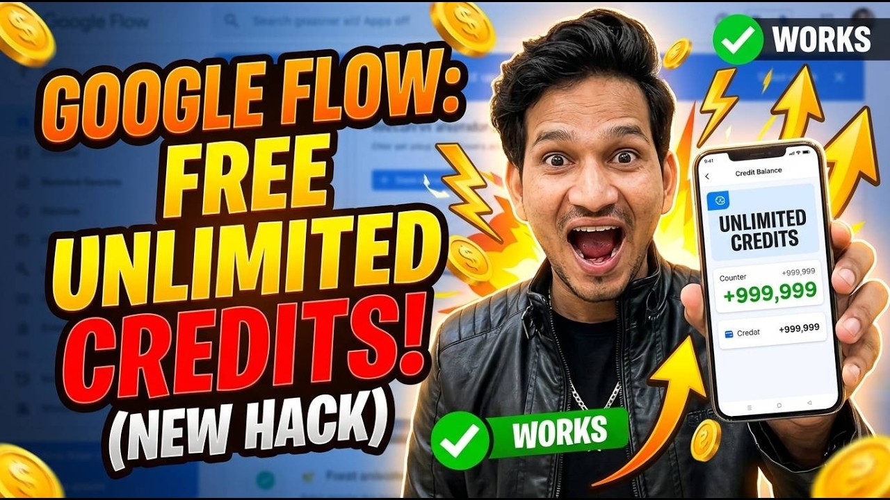 Google flow unlimited credits || google flow unlimited credits free || #ai #aivideo