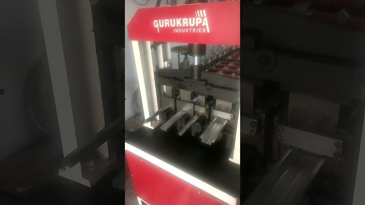 Gypsum Perimeter, Intersection, Wall Angle and Main Channel Roll Forming Machine - 96011 55559