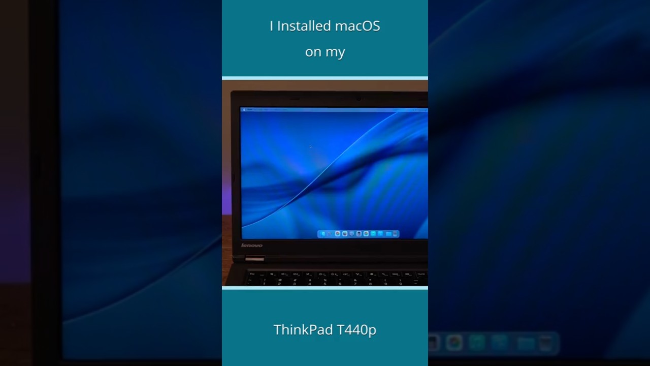 Я установил macOS на свой ThinkPad T440p 