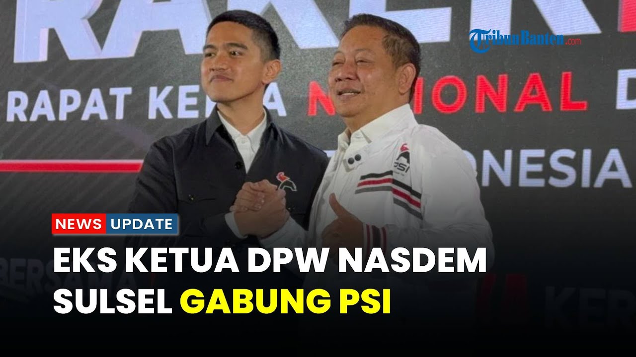 Sosok Rusdi Masse Eks Ketua DPW Nasdem Resmi Gabung PSI