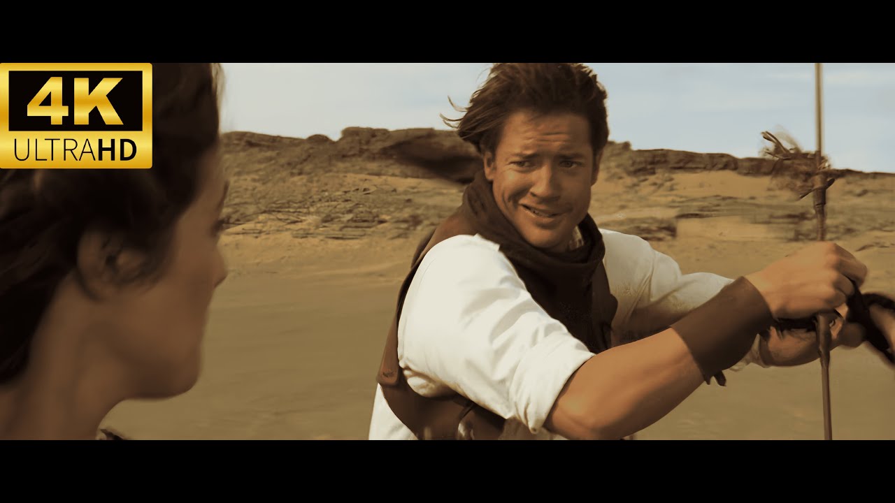 The Mummy (1999) - Camel Race Scene [4K UHD]