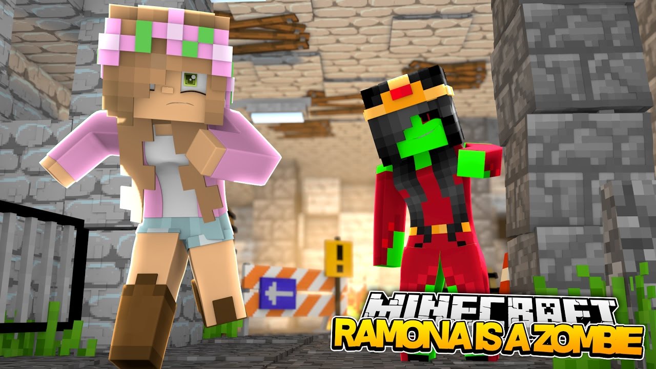 Minecraft Royal Family : RAMONA TURNS INTO A ZOMBIE! w/LittleKellyandLittleCarly (Roleplay)