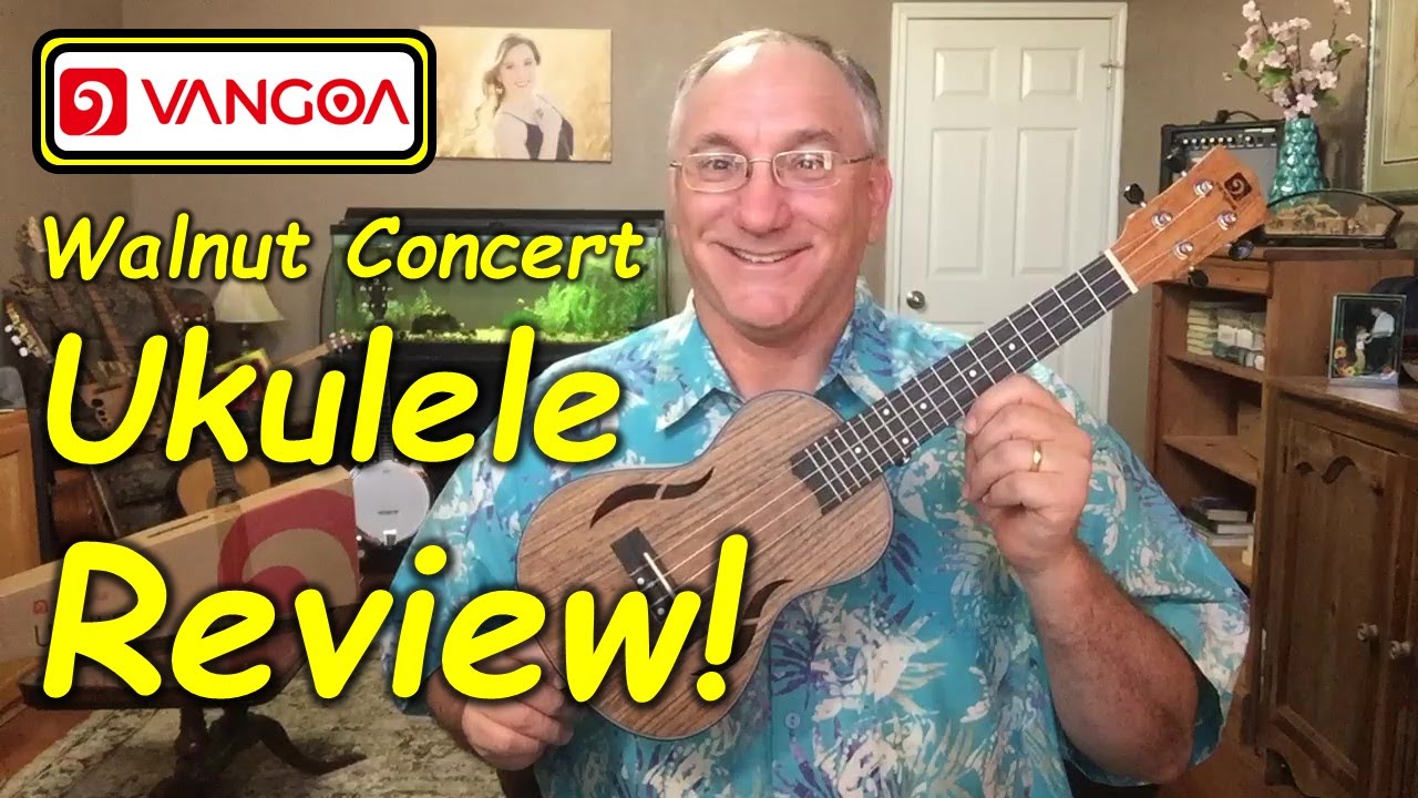 Vangoa walnut concert ukulele review!