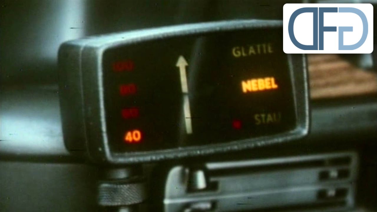 Die ersten Navigations- und Abstandswarngeräte in Autos (1975)