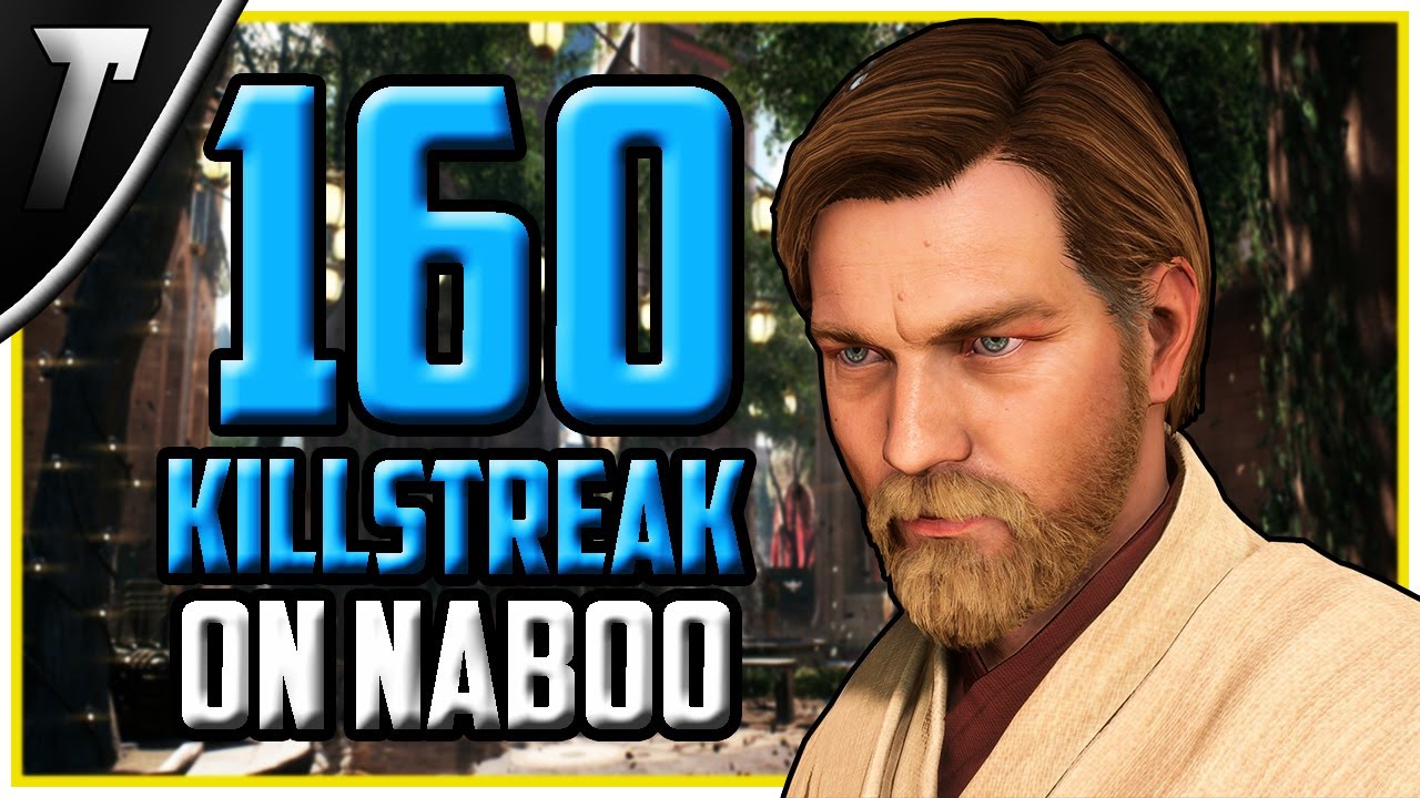 Star Wars Battlefront 2 Obi-Wan Kenobi 160 Killstreak (Naboo)