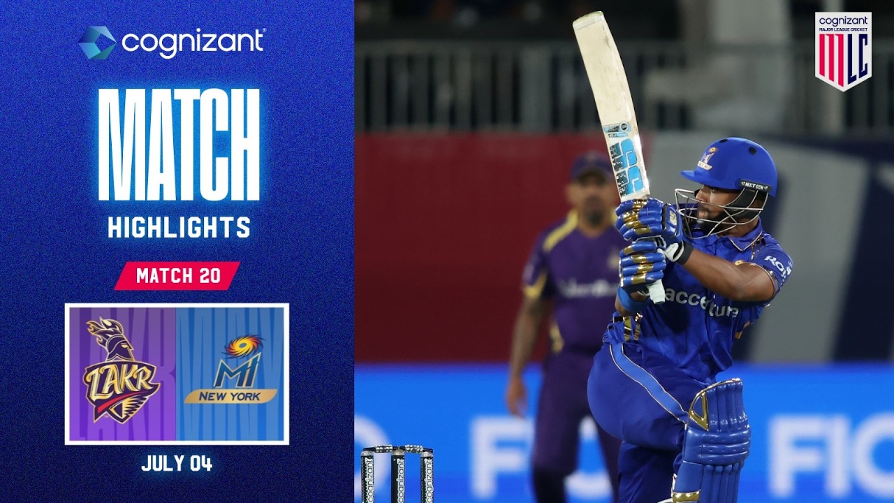 Cognizant Match Highlights | LA Knight Riders vs MI New York | Match #20