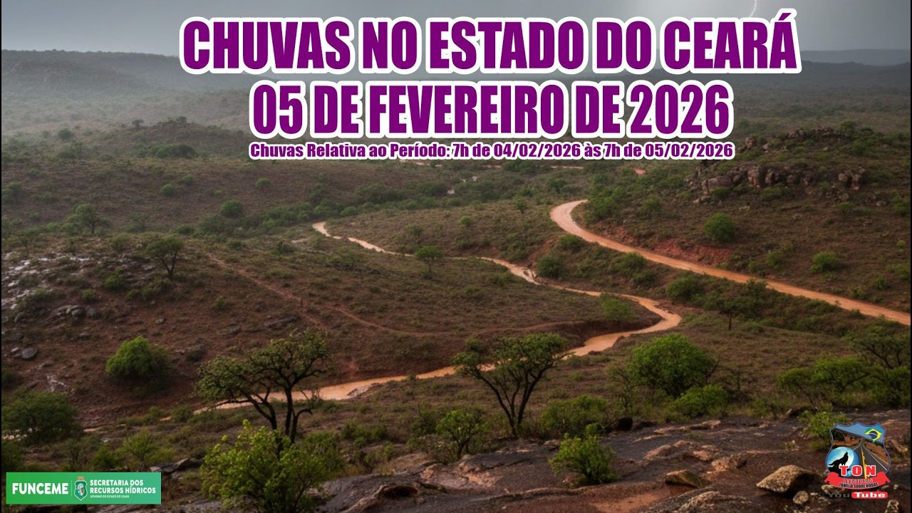 CHUVAS NO  CEARA   CIDADE POR CIDADE  Atualizado 03 02 2026