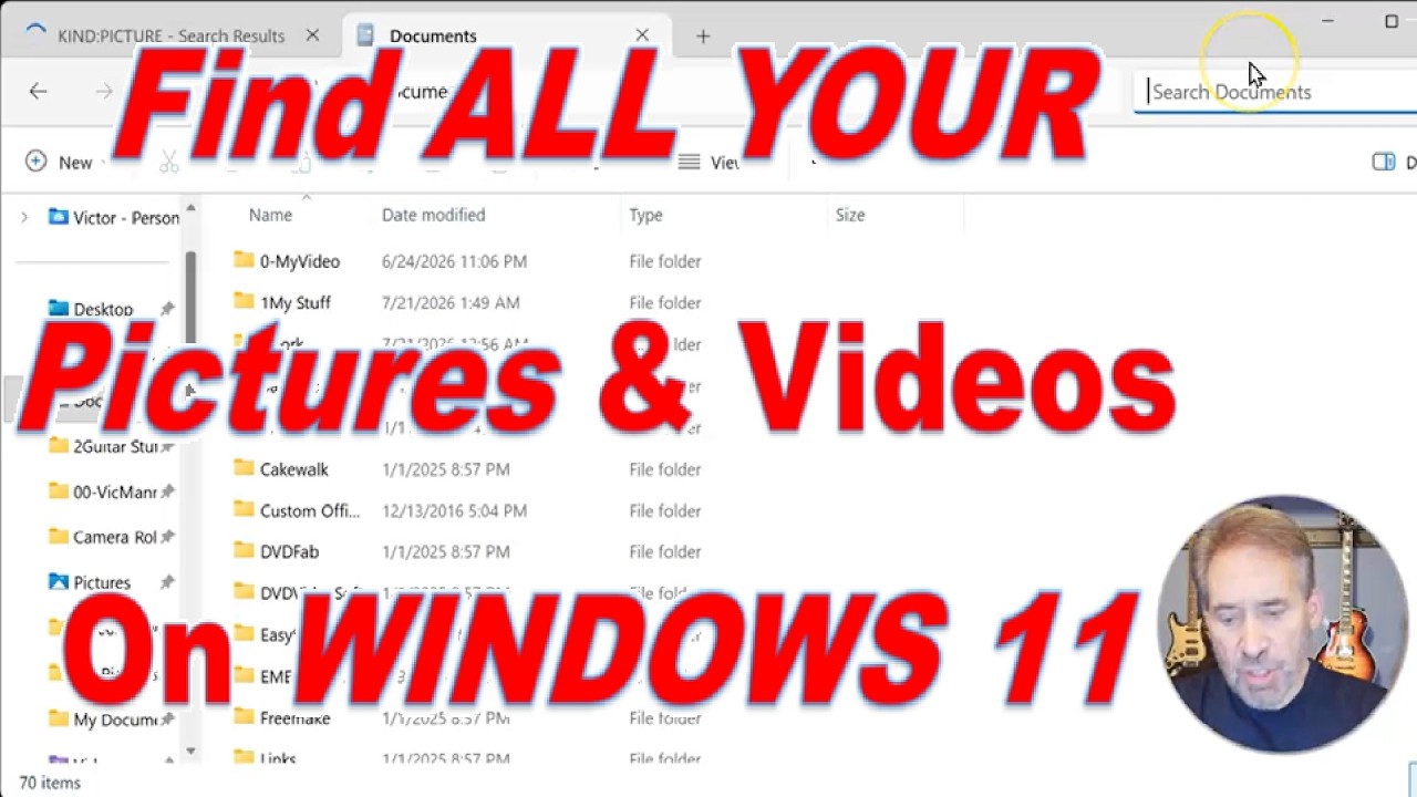 Find All Your Pictures and Videos on Windows 11