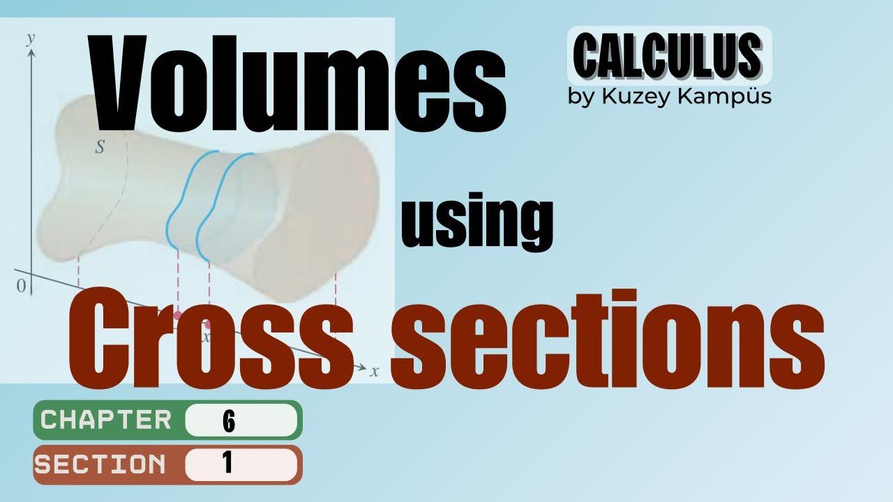 📗 Calculus Konu Anlatımı | Bölüm 6.1 Volumes Using Cross Sections | Ders 3 – Halka Yöntemi