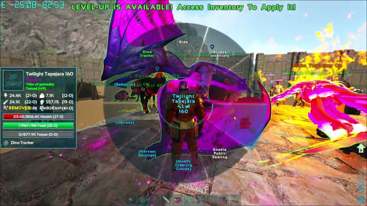 ARK Survial Evolved: Sinh Tồn Ragnarok Iphoenix Ark #17 Lên Đời Được Thằn Lằn Tím Và Cái Kết