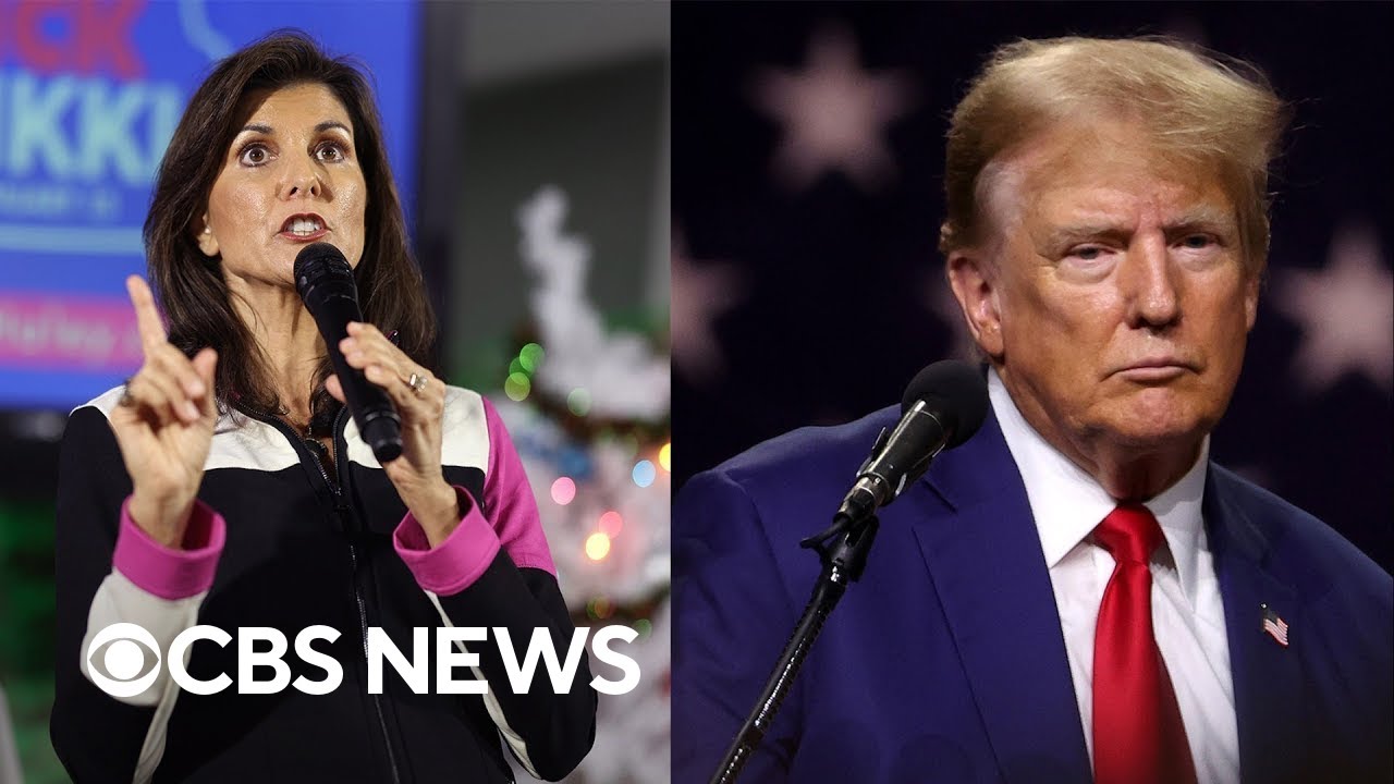 Haley narrows gap against Trump in New Hampshire, CBS News poll shows