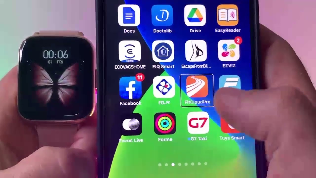 Parsonver Montre Connect&eacute;e iOS Android : Smartwatch Bluetooth &Eacute;tanche avec Fr&eacute;quence Cardiaque