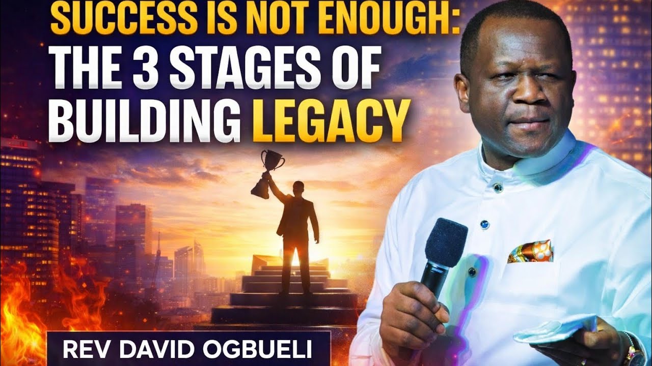 SUCCESS IS NOT ENOUGH: THE THREE STAGES IF BUILDING LEGACY|| DOMINION MANDATE || REV DAVID OGBUELI