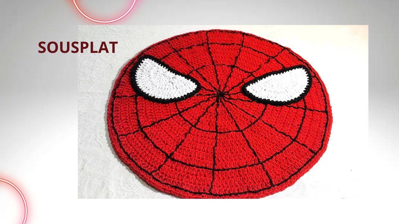 SOUSPLAT OU AMERICANO DE MESA DO HOMEM ARANHA#sousplatinfantil#sousplat