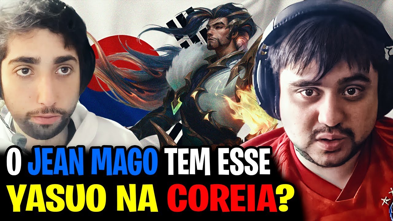 🚨 JEAN MAGO JOGANDO DE YASUO NO BOOTCAMP NA COREIA! TOCKERS REAGE