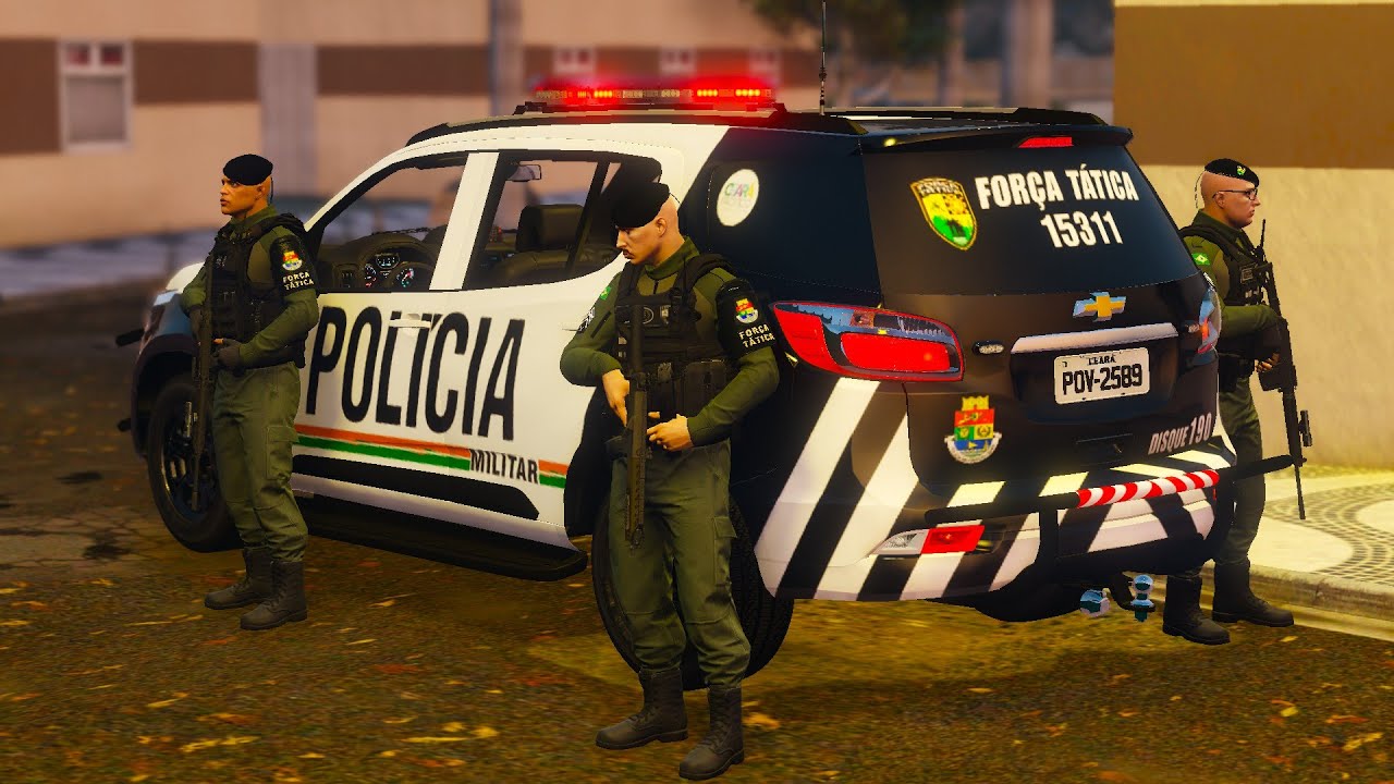 FORÇA TÁTICA ABORDAGEM NOTURNA! PMCE | GTA 5 POLICIAL (LSPDFR)
