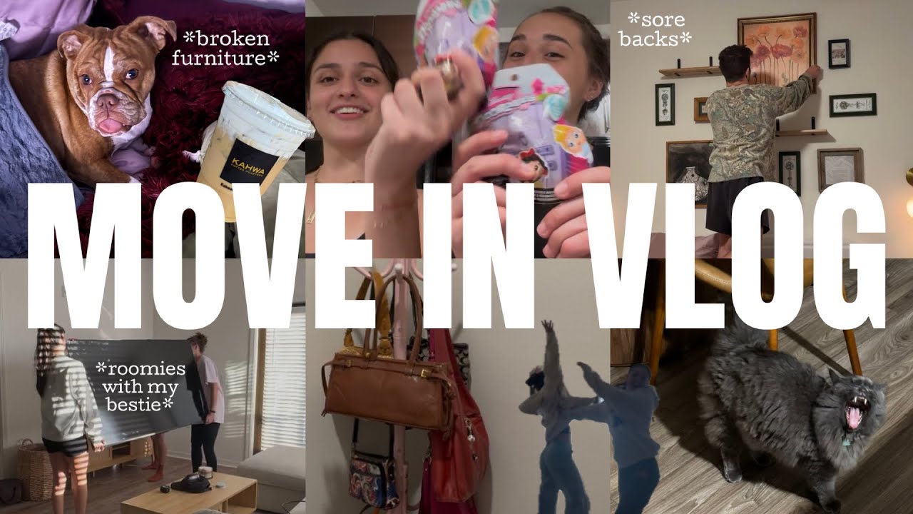 MOVE IN VLOG I *new apartment, new roomie, new chapter 🆕🚪👭🏻📘*