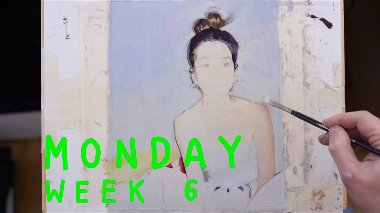 Monday Week 6: Flash - Value Keys, Oil on Paper (10/02/2020)