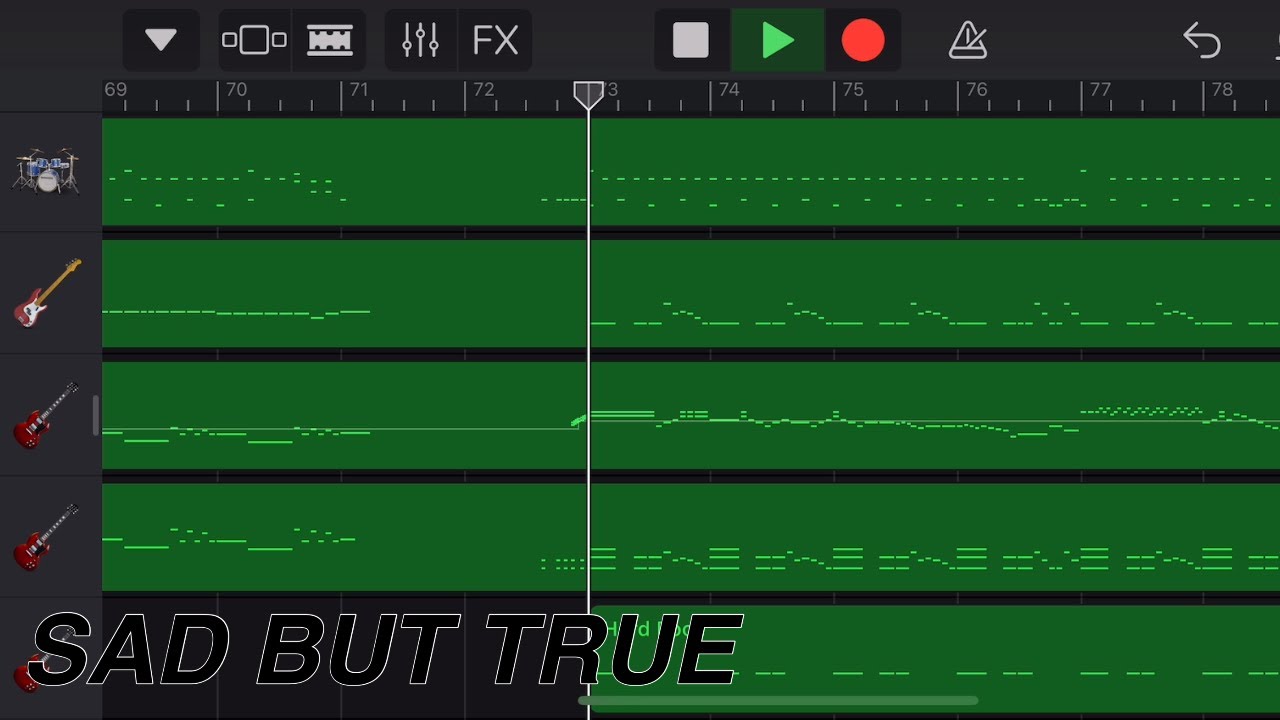 Metallica - Sad but true (GarageBand cover!)