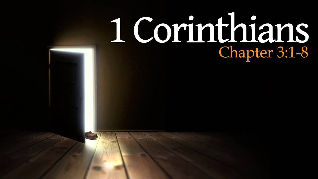 Verse by Verse - 1 Corinthians 3:1-8