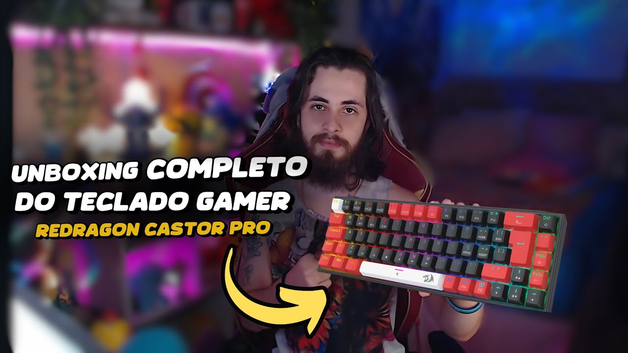 Unboxing + review completo do teclado Redragon Castor Pro RGB!
