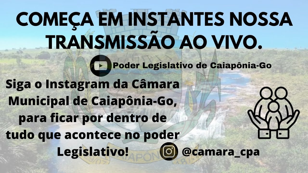 28/01/2026. Câmara Municipal de Caiapônia-GO Transmissão 