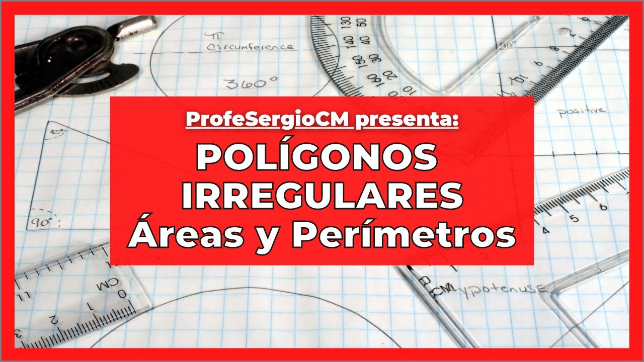[465] #BxM Polígonos Irregulares | Área y Perímetro | Se resuelven 5 ejercicios #décimo