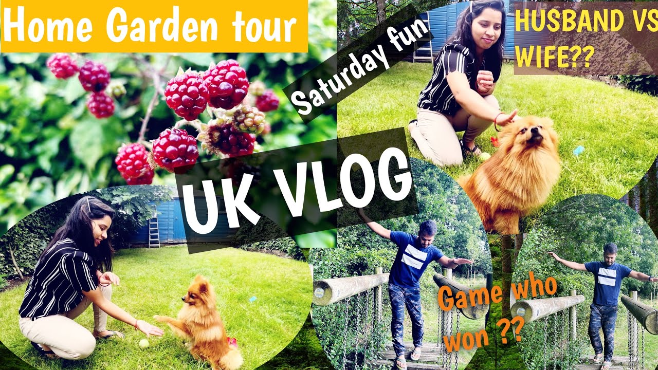 Home Garden Tour || UK Vlog || Odia Couple in London || Weekend Life || Fun Game