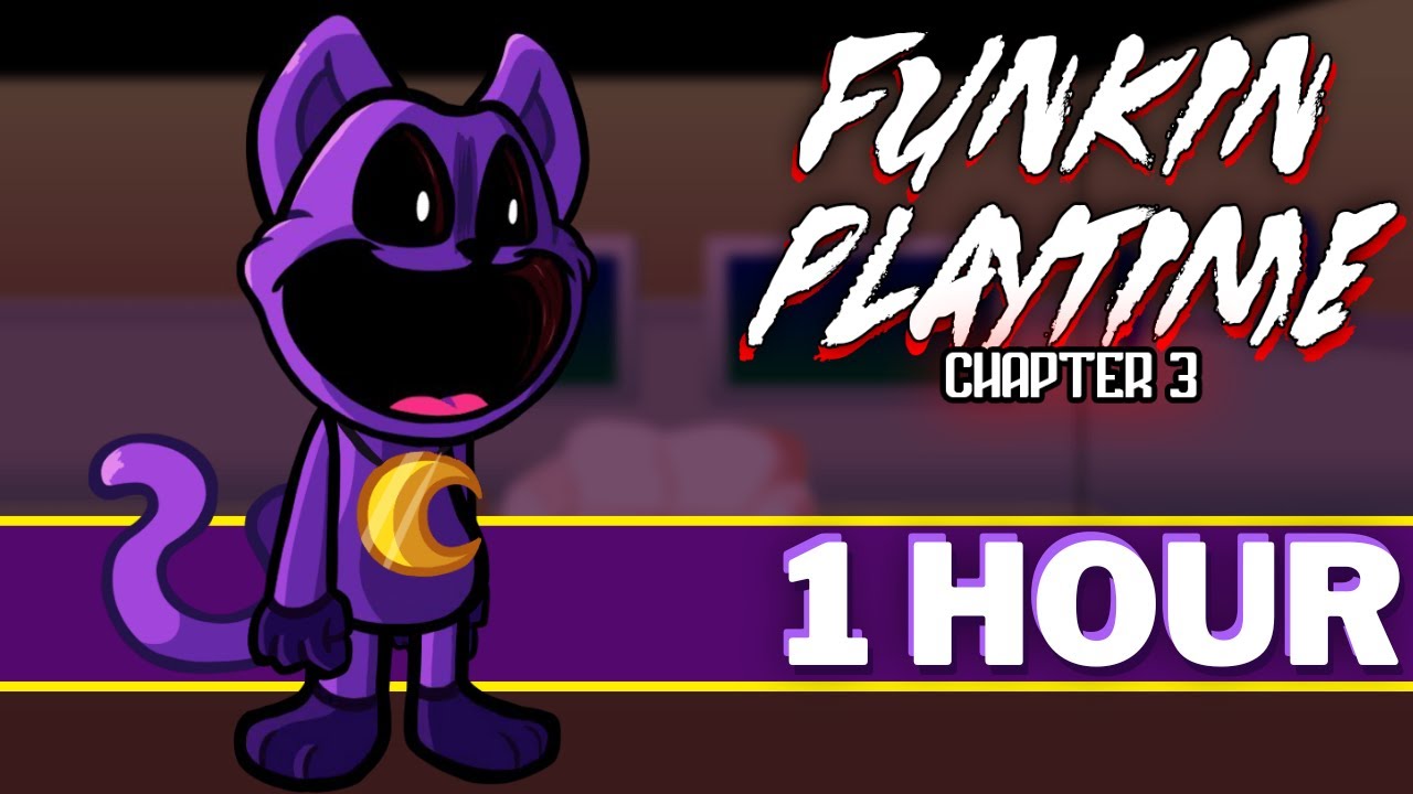 NIGHTMARE-FUEL - FNF 1 HOUR SONG Perfect Loop (Poppy Playtime Chapter 3 I FNF Mods)