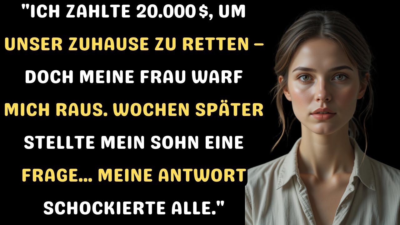 Meine Frau schrie: 'Hau ab!' – Und das, nachdem ich 20.000 Dollar fürs Haus zahlte...