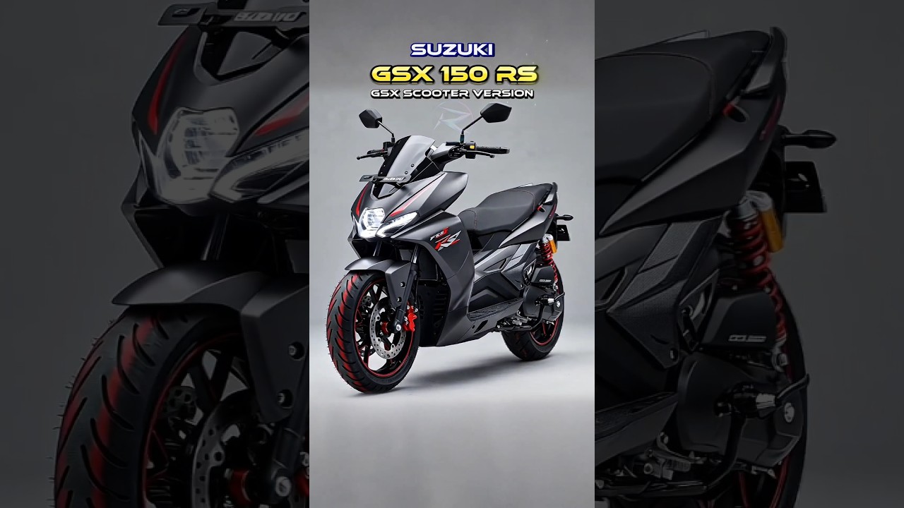 SUZUKI GSX RS Scooter Version Concept #shorts