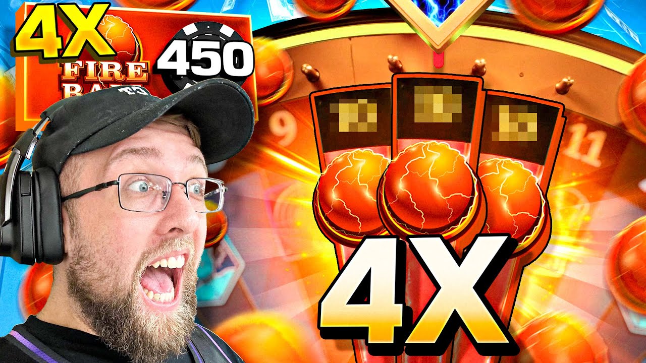 BIG BET ON 4X TOP SLOT FIRE BALL LIGHTNING STORM GAME SHOW!