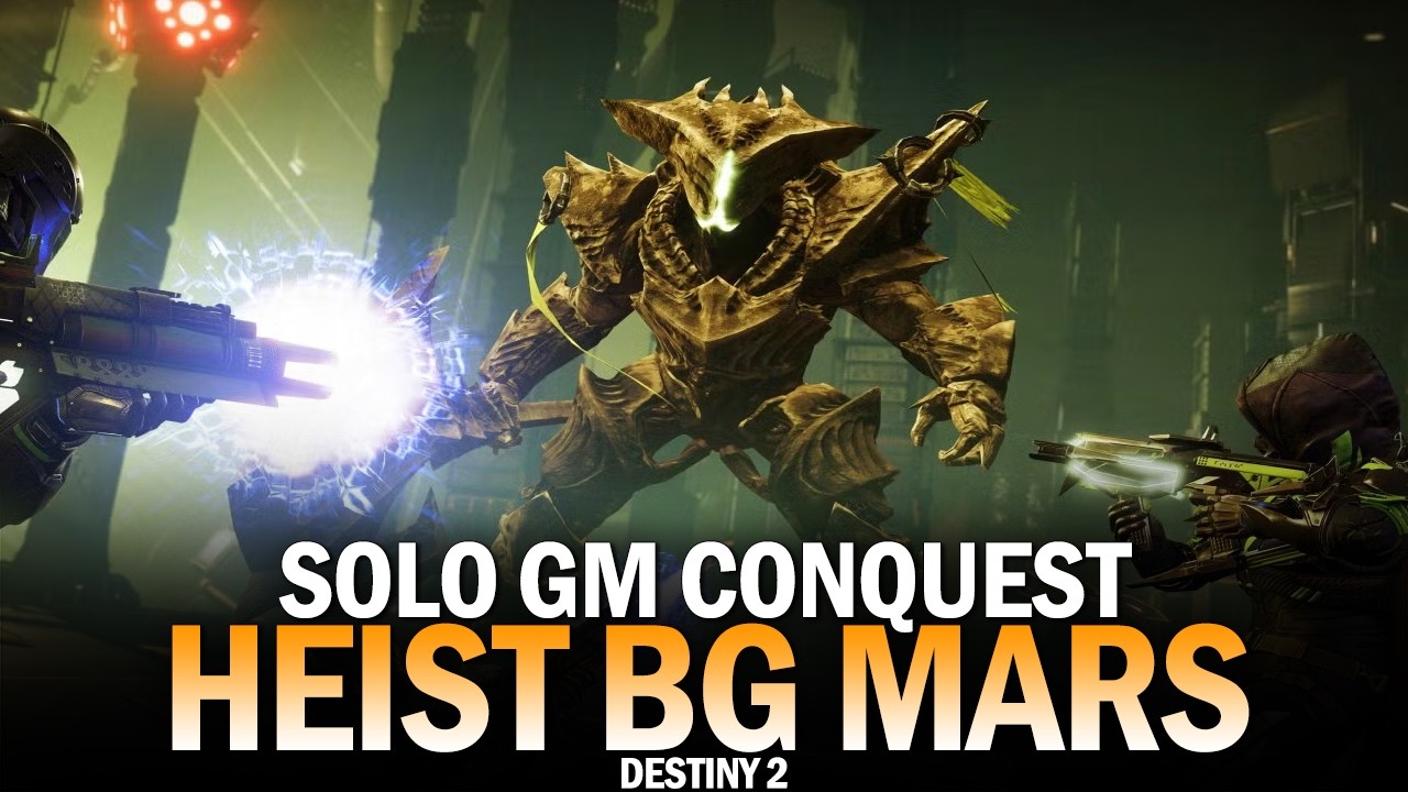 Solo Grandmaster Conquest - Heist Mars [Destiny 2 Monument of Triumph]
