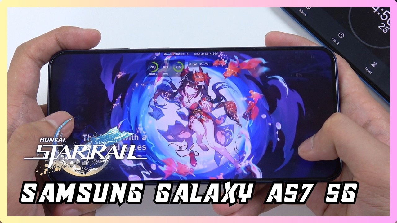 Samsung Galaxy A57 5G Honkai Star Rail Gaming Test | Exynos 1680, 120Hz Display
