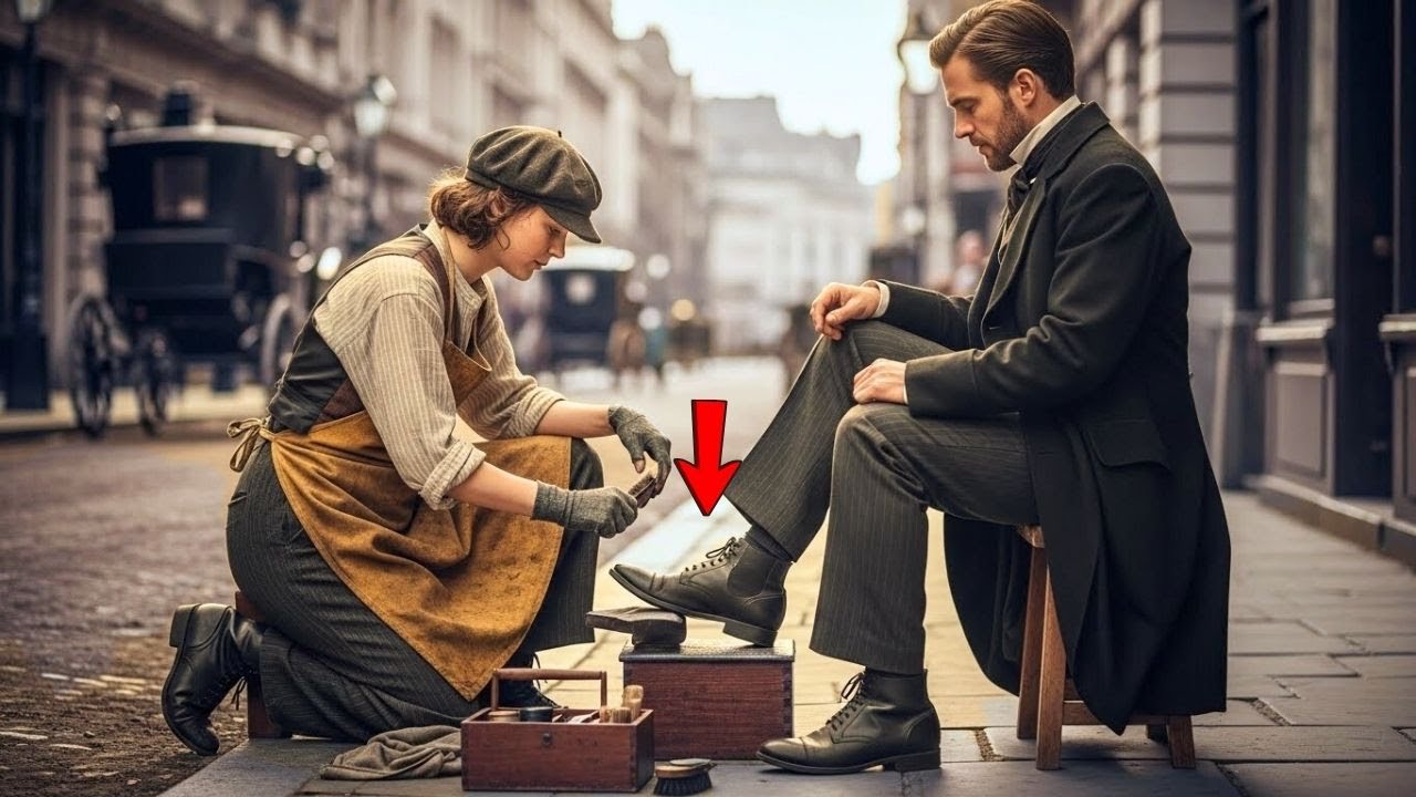 «POSSO PULIRTI LE SCARPE PER UN PIATTO DI CIBO?», DISSE IL RAGAZZO A UN CONTE SOLO.
