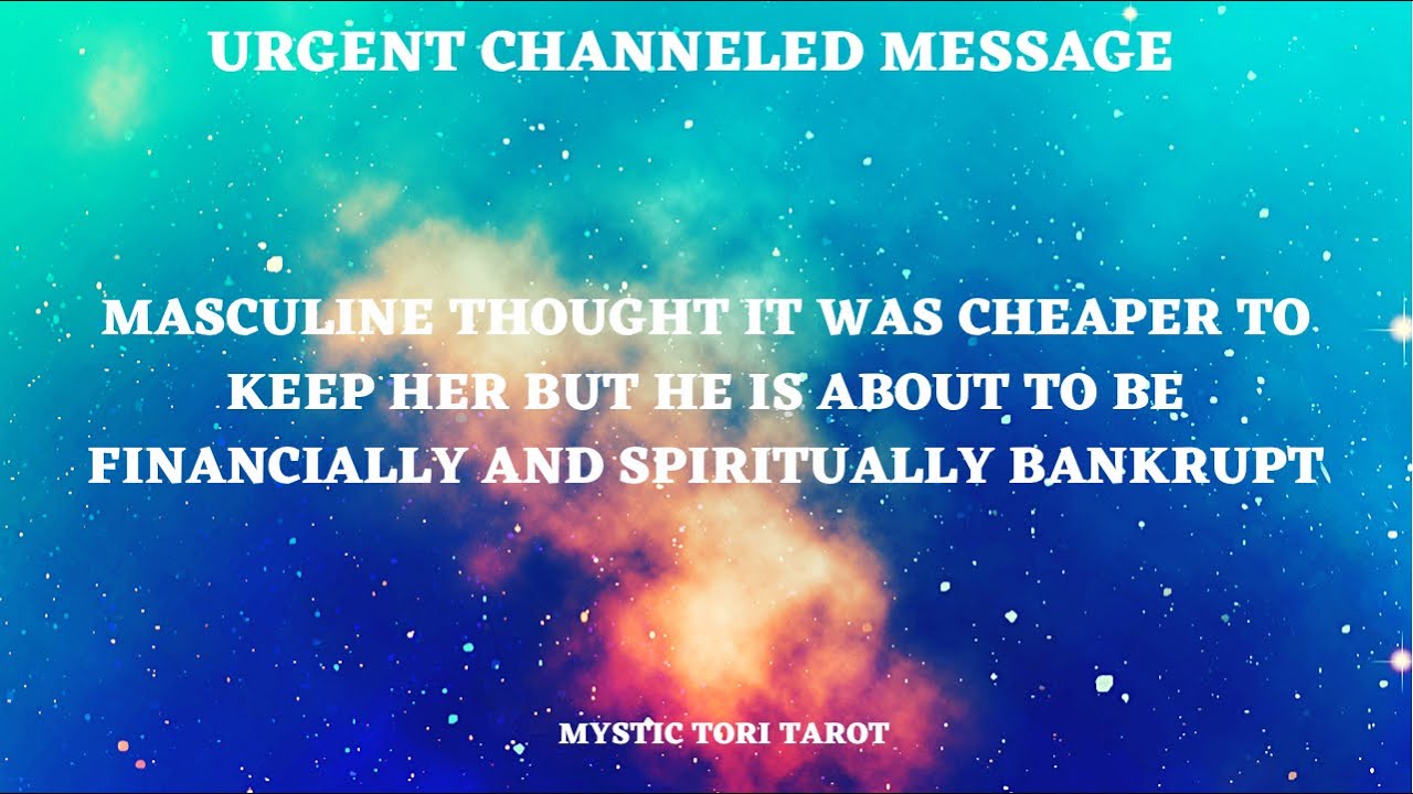 🚨🧿 CHANNELED MESSAGE~MASCULINE THOUGHT IT WAS CHEAPER TO KEEP HER..THE CHILD ISN'T EVEN HIS!!!