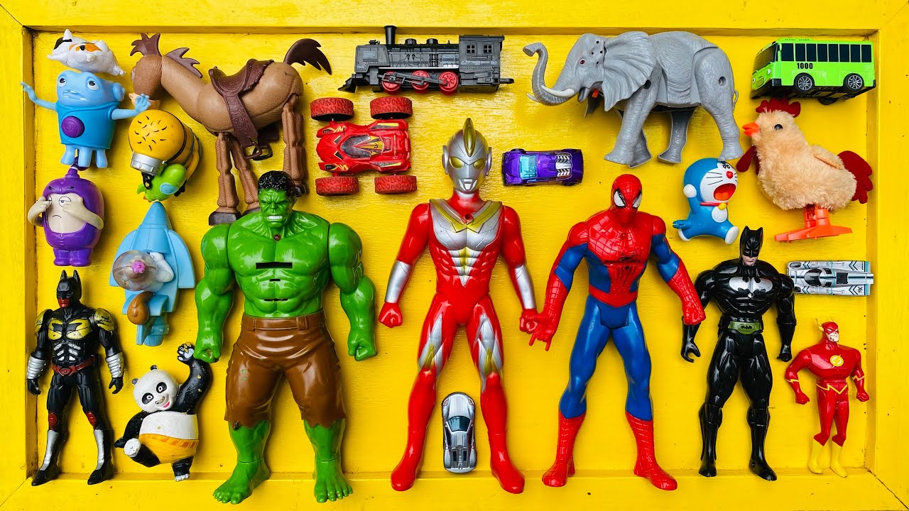 HUNTING MAINAN SUPERHERO & KENDARAAN! Dapet Hulk, Spiderman, Robot, dan Helikopter 😱 | Ultraman, Tho