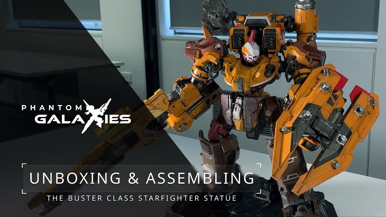Unboxing and Assembling the Buster Class Starfighter Statue