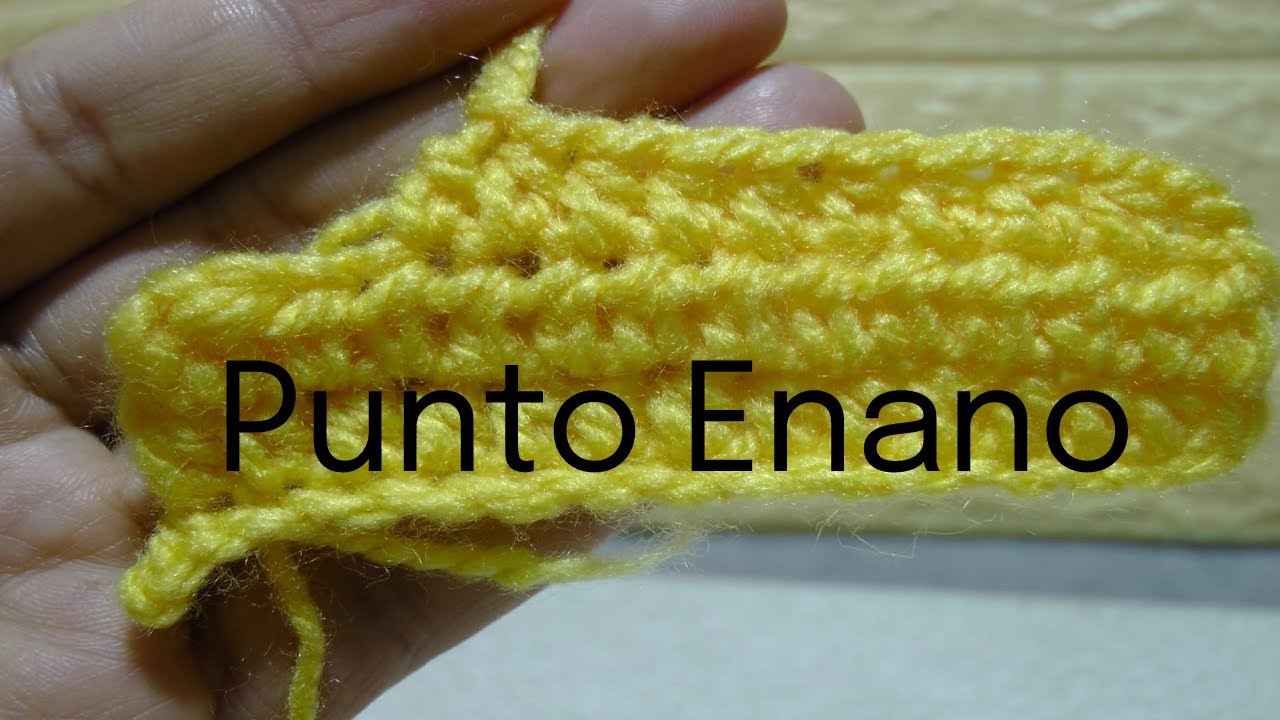 Punto Enano (CROCHET/PASO A PASO)