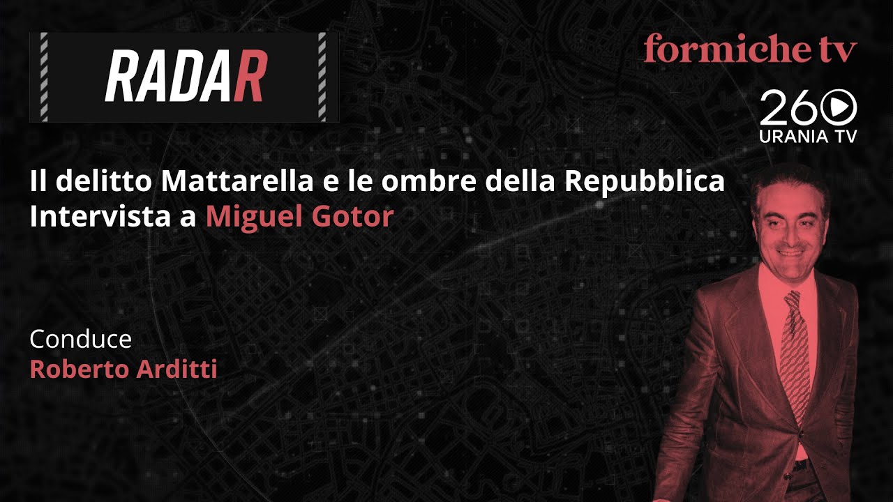 Radar | Il delitto Mattarella e le ombre della Repubblica. Intervista a Miguel Gotor