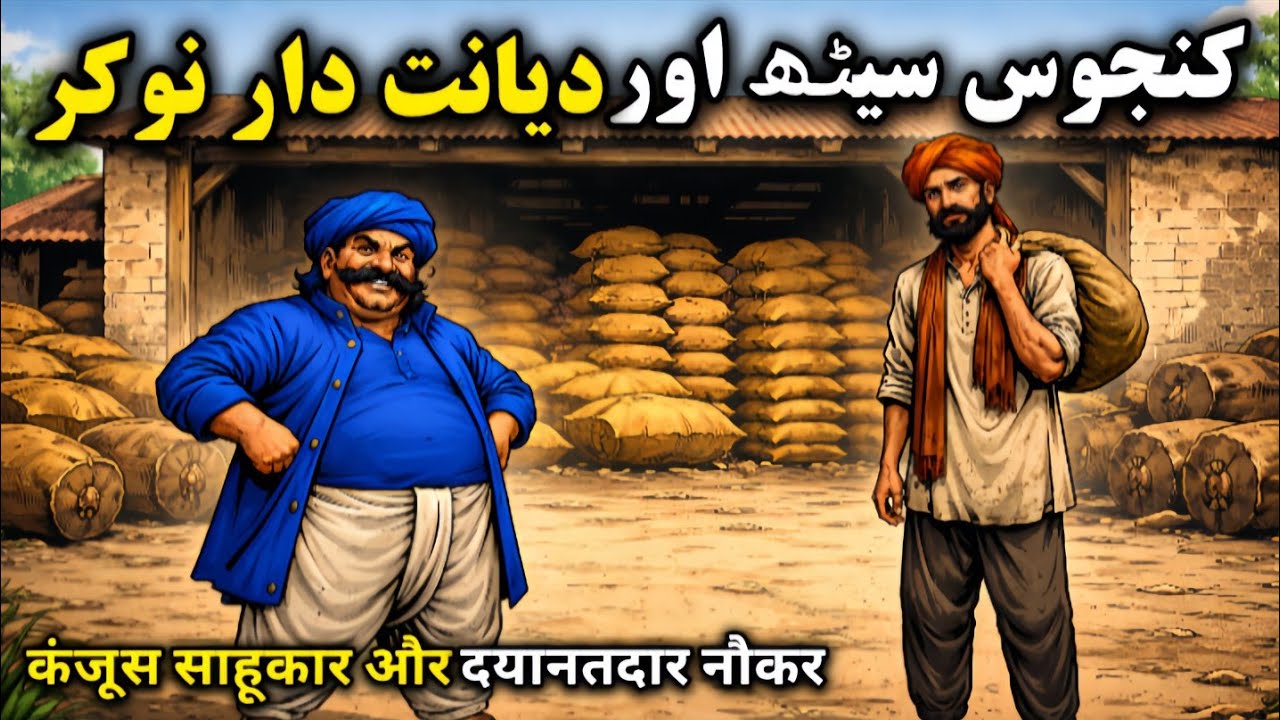 Kanjoos Seth aur Dayanatdar Naukar | कंजूस साहूकार और दयानतदार नौकर | Moral Kahani | Islamic Story