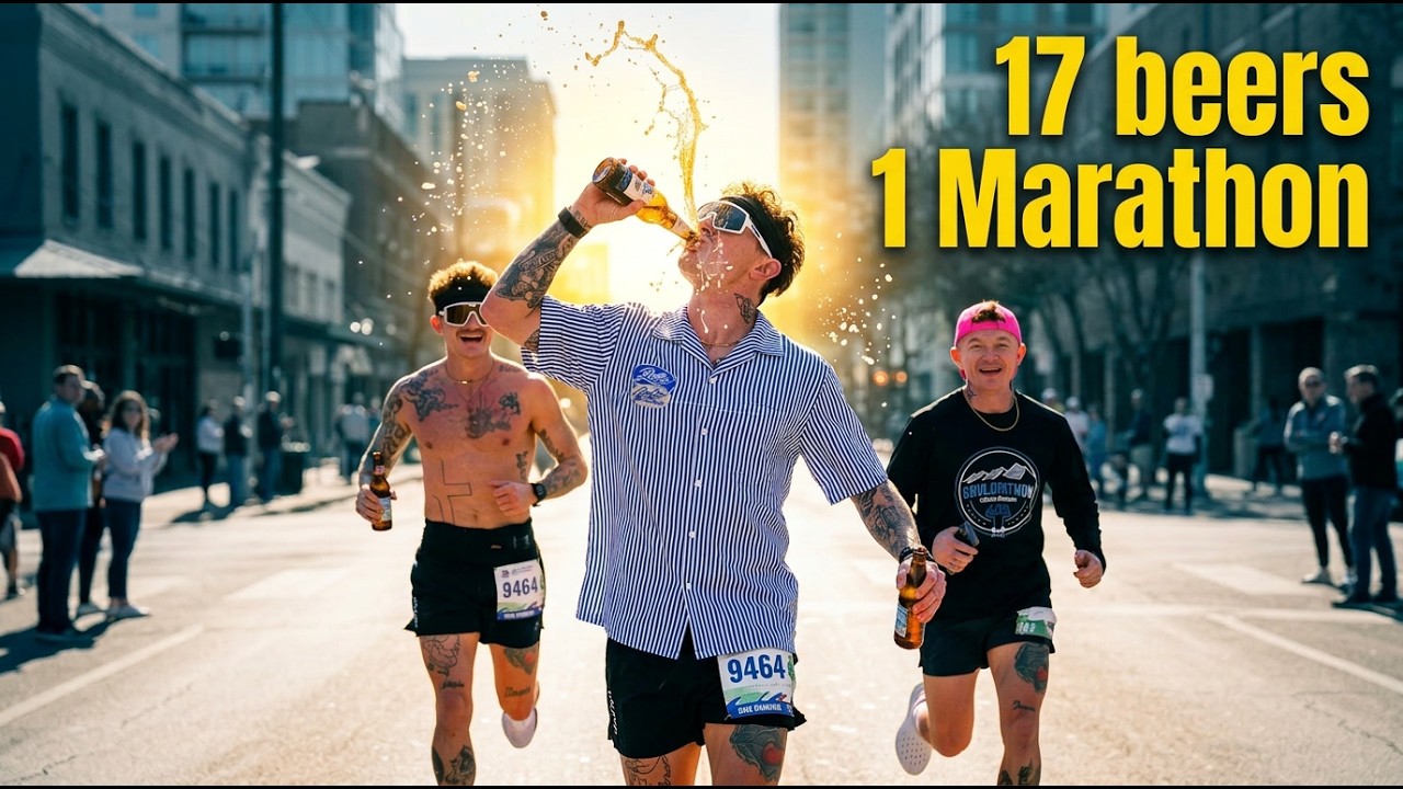 I DRANK 17 BEERS AND RAN A MARATHON