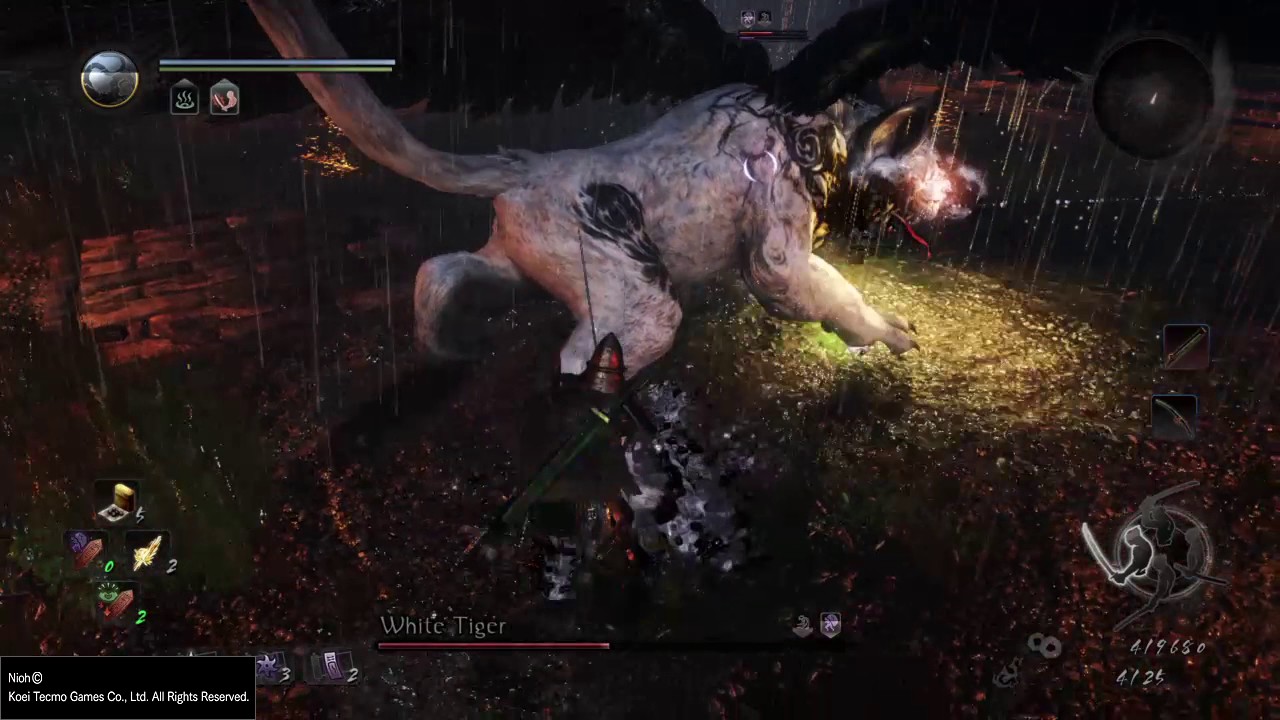 Nioh - White Tiger Fight
