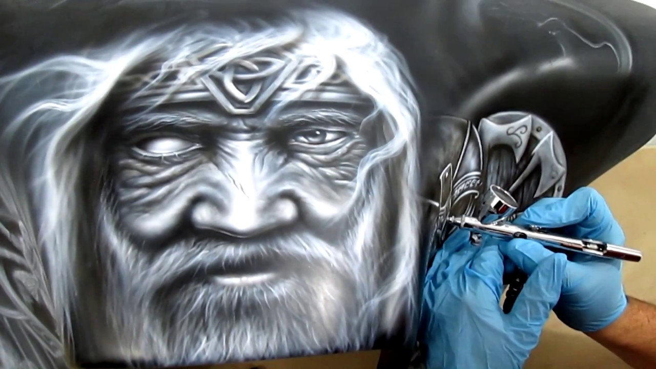 Airbrush Painting Viking | Harley-Davidson | by Igor Amidzic