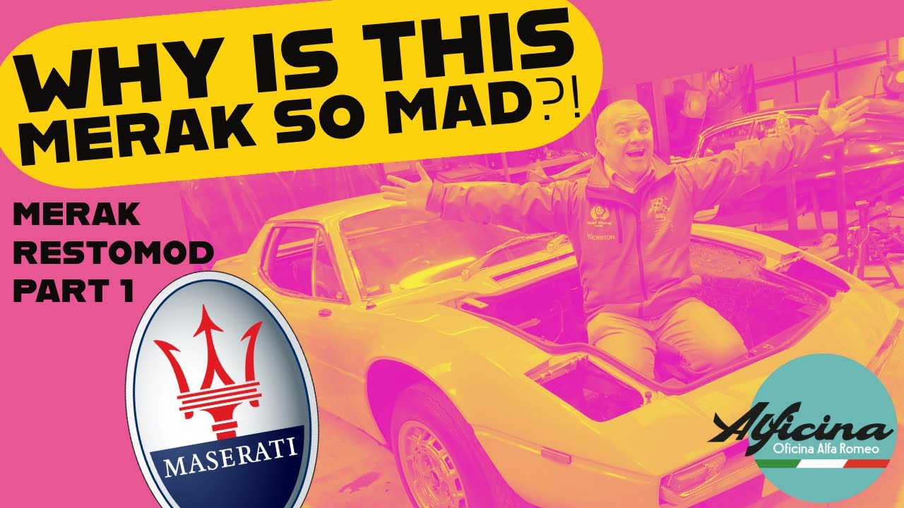 Самый безумный рестомод Maserati Merak? Реставрация классических автомобилей в лучшем виде от Alf...